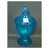 Fenton Celeste BLue # 8 1/2 LB Candy Jar