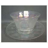 Imperial Iris Ice # 4460 Mayonnaise W/ Underplate