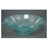Fenton Aquamarine # 857 Round Flared Bowl