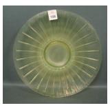 Fenton Topaz # 631 Thin Rib Plate