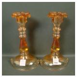 2 Imperial MG # 320 Double Scroll Candlesticks