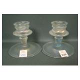 Fenton Persian Pearl #316 Squatty Candlesticks