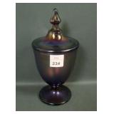 Fenton Wisteria # 8- 1/2LB Candy Jar