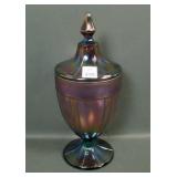 Fent Wisteria # 636 1 Lb Paneled Covered Candy Jar