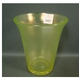 Fenton Topaz  # ?  Flared Vase
