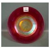 Imperial Red 14 Paneled Round Flared Bowl