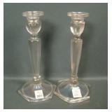 2 Fent Persian Pearl # 449 Colonial Candlesticks