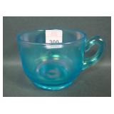 Fenton Celeste Blue # 604 Handled Punch Cup