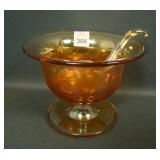 Fenton Grecian Gold # 923 Ftd Mayonnaise W/ Ladle