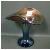 Fenton Coblat Blue # 400 2 Sided Vase