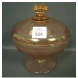 Fenton Velva Rose # 10 Ftd Covered Bon Bon