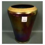 Fenton Red # 621 Lg Round Cupped Vase