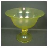 Fenton Topaz High Standard Flared Compote