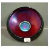 Fenton Red # ? Flared Cupped Bowl