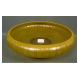 Fenton Tangerine # 231 Ftd Cupped Thin Rib Bowl