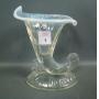 Fenton French Opal # 950 Cornucopia Candlestick