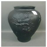 Tiffin Black Satin Poppy Vase
