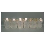 Six Ppmona Cornflower Decorated Tumblers