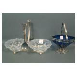 Lot of Two Condiment/ jelly Servers