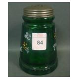 Victorian Green Interior Optic Sugar Shaker
