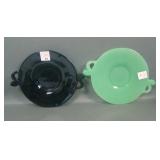 2 Fenton Dbl Dolphin # 1621 Plates