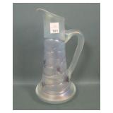 Possinger White/ Hanging Hearts Tankard Pitcher