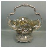 Harrack Amber  Floral Decorated Brides Bowl