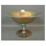 Steuben Gold Aurene # 1983 Flared Compote