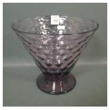 Unsigned Webb Amethyst Ft Flared Vase