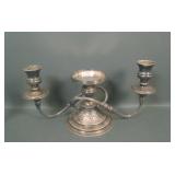 Marked England Candle Holder Brides Bowl Frame