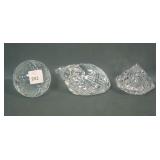 Three Waterford Crystal Paperweights