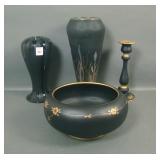 Four Piece Tiffin Glass Lot