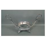 Signed "Hand White Metal" Brides Bowl SP Frame