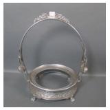 Unsigned SP Brides Fruit Decorated Bowl Frame