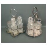 Two English SP Condiment Holders