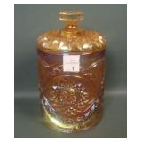 Imperial Marigold Hobstar Cracker Jar