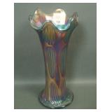 Fenton Amethyst Diamond Rib 8 1/4" Vase