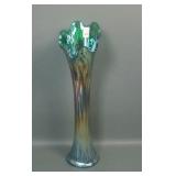 Fenton Green  # 916 Mid Size Vase
