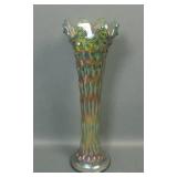 Fenton Green Rustic 10 3/4" Vase