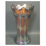 Fenton Amethyst  Long Thumbprint 7 1/4" Vase