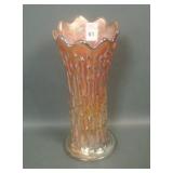 Fenton Marigold April Showers 8" Squatty Vase