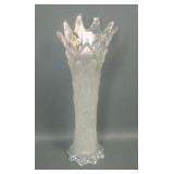 Dugan White Lined Lattice Vase