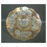 Fenton Clambroth Orange Tree 9 3/8" Pate