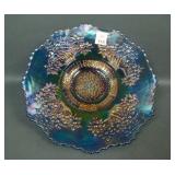 Fenton Blue Orange Tree 9 5/8" Plate