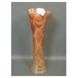 Dugan Marigold Lattice & Points 9 1/4" Vase