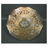 Fenton Blue Captive Rose 9 1/2" Plate