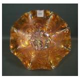 Imperial Dk Marigold Pansy 9" Ruffled Bowl