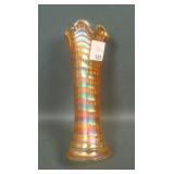 Imperial Dk marigold Ripple Miniature Vase