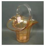 Dugan Marigold Lattice Band Handled Basket