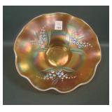 Dugan PO Single Flower Enameled Decorated Bowl